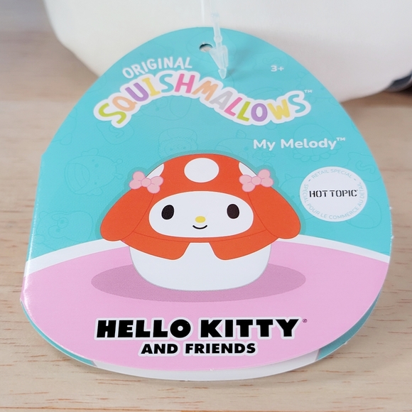 Squishmallow Hello Kitty My Melody 8" UltraSoft Exclusive Hot Topic Sanrio Plush - Picture 6 of 7
